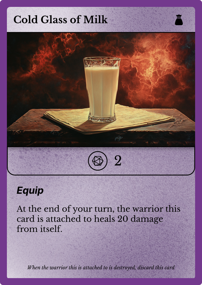 Cold Glass of Milk